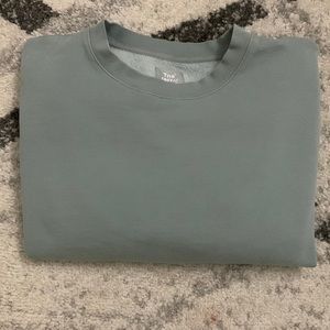 TNA cozy af green Gray Sweatshirt 2